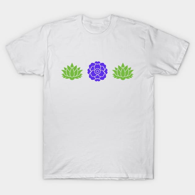 Zen Flowers T-Shirt by L'Appel du Vide Designs by Danielle Canonico
